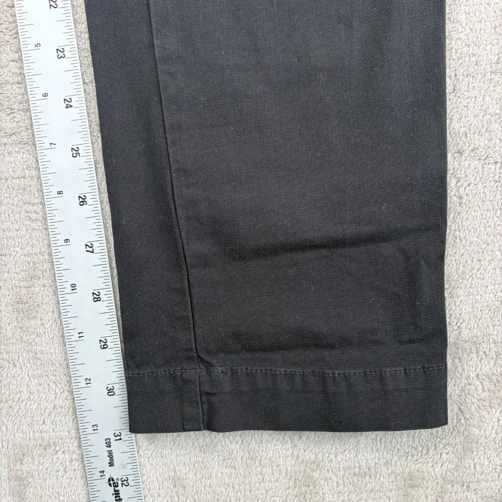 James Perse Cotton Canvas Utility‎ Pant in Black Men Actual 34x31 (Tag 30) $295